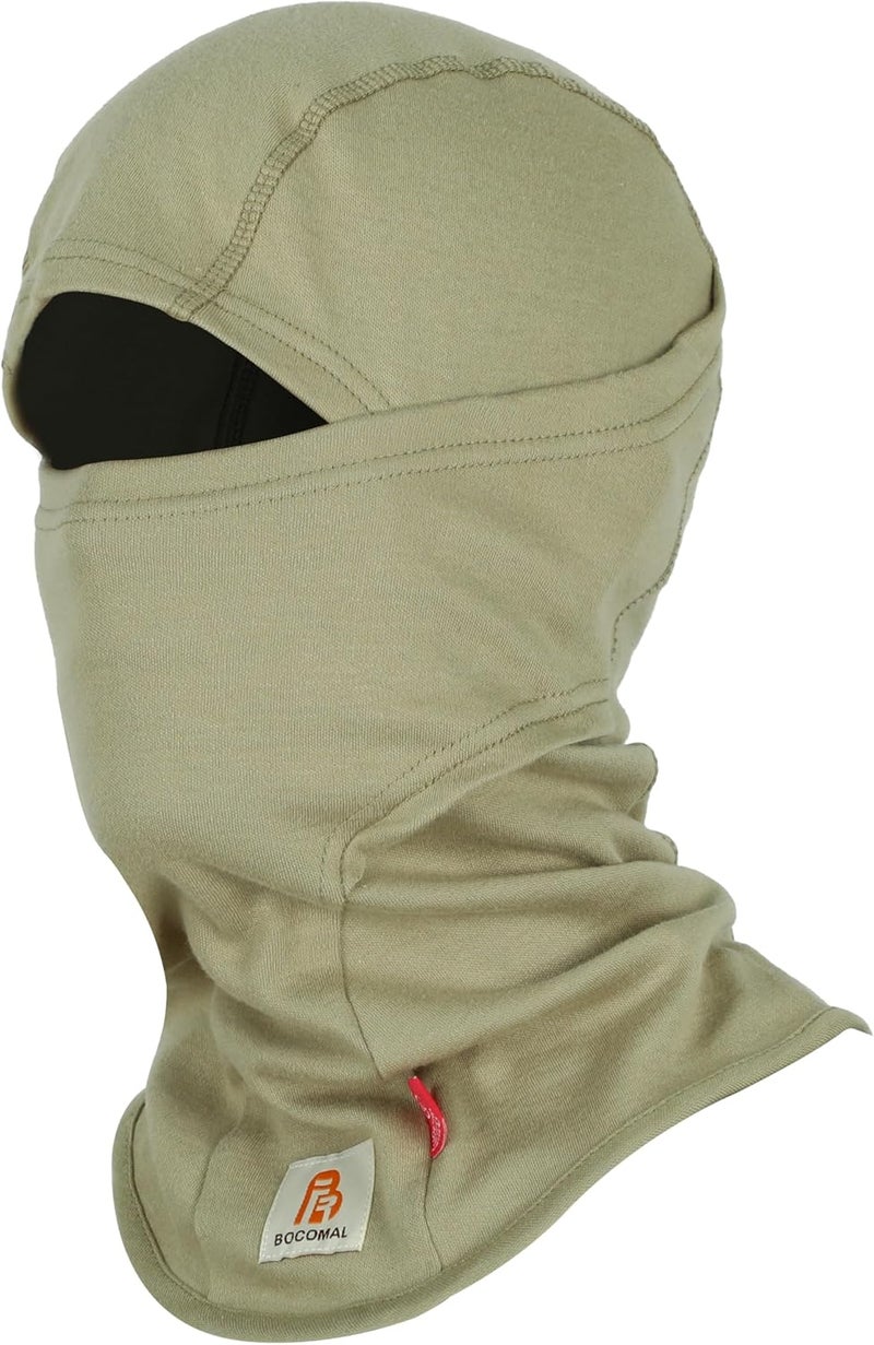 BOCOMAL FR Flame Resistant Balaclava Face Mask Arc Rated NFPA2112 CAT2 Helmet Liner Covering Hood for Welding - Image 1